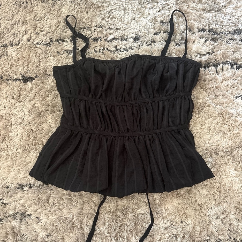 Elegant Black Women's Top